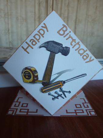 Birthdaytools Diamond Top Card by Lynn Butters