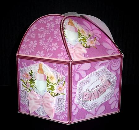 Baby Girl Cluster Large Hexagonal Gift Box Mini Kit by Lynn Butters