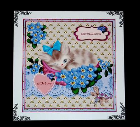 Kitten Forget Me Not by Lynn Butters