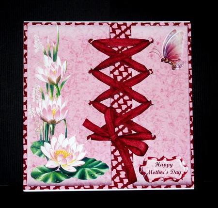 Laced Up Card Front Mini Kit by Lynn Butters
