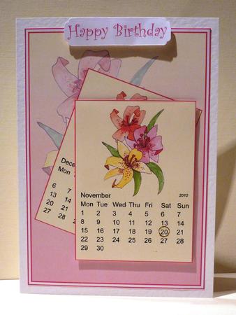 November Floral Birthday by Lynn Butters