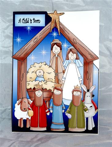 Nativity Over the Corner by Lynn Butters