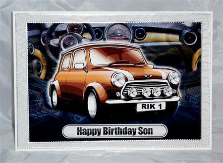 Happy Birthday Son Mini Classic Orange by Lynn Butters