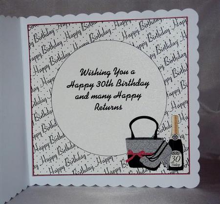 Bag Shoes and Bubbly 30 Today Insert by Lynn Butters