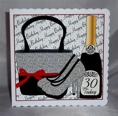 Bag Shoes and Bubbly 30 Today Mini Kit by Lynn Butters