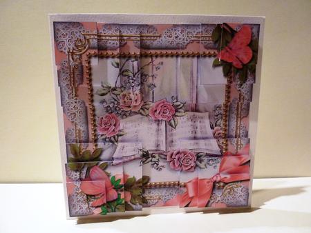 Songbook Butterfly All 4 Corner Stacker Card Front by Lynn Butters