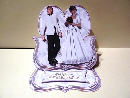 Wedding Bracket Easel Card by Lynn Butters