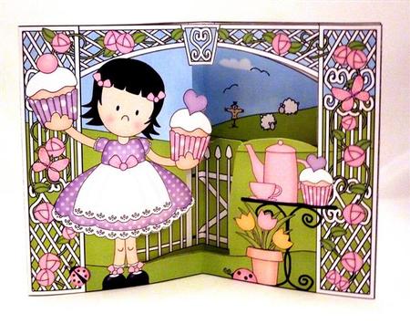 3D Girlz Suzi's Cupcakes Scene It Card Kit by Lynn Butters
