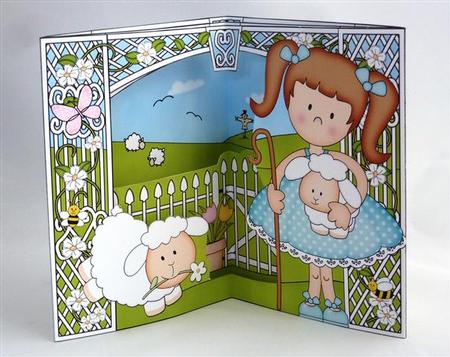 3D Girlz Lizi's Lambs Scene It Card Kit by Lynn Butters