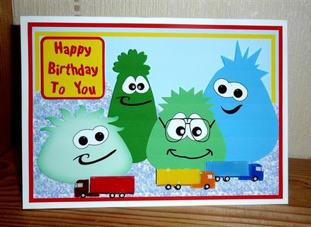 The Blobbles Play with Trucks by Lynn Butters