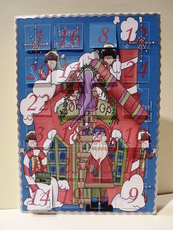 Santas Workshop Calendar by Lynn Butters