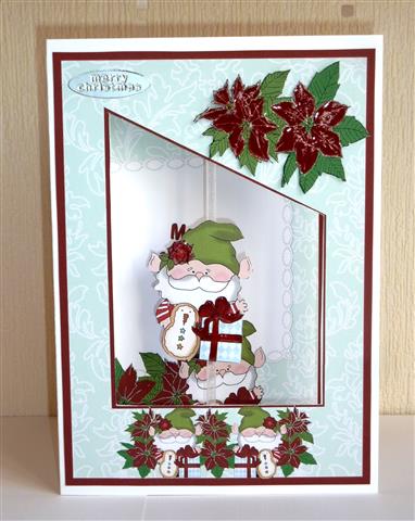 Christmas Dangler Card - Christmas Gnome 2 by Lynn Butters