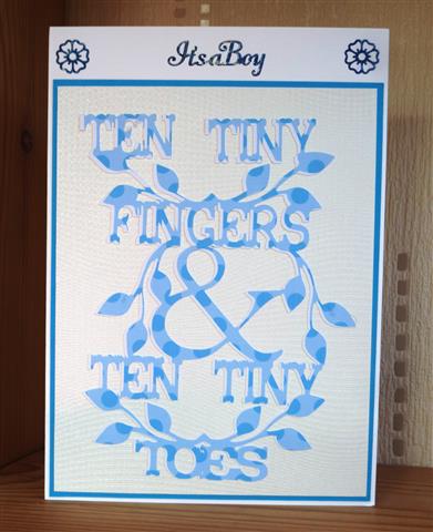 Paper Magic Frame Ten Tiny Fingers by Lynn Butters