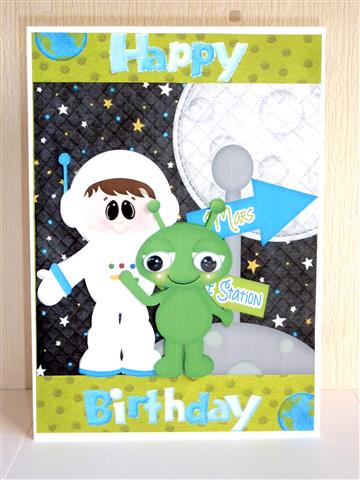 Lovely Alien & Astronaut by Lynn Butters