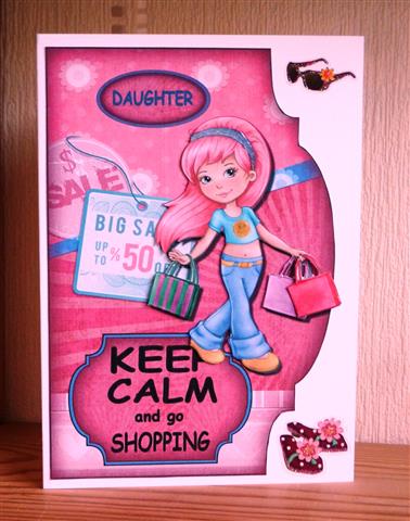 Keep Calm and Go Shopping by Lynn Butters