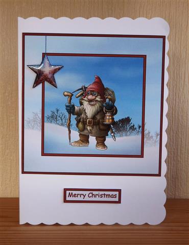 The Explorer 8x8 Square Card Front by Lynn Butters