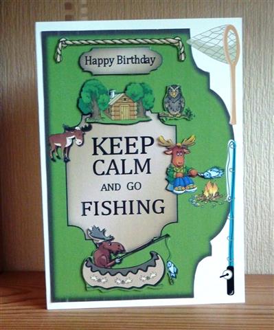 Keep Calm and Go Fishing by Lynn Butters