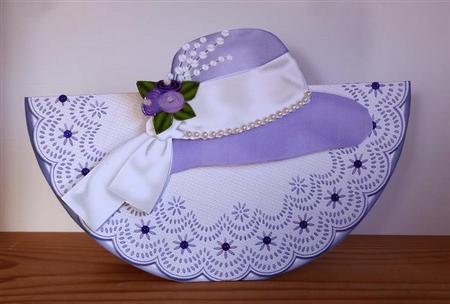 Elegant Wedding Hat Topped Wobble Card Mini Kit by Lynn Butters