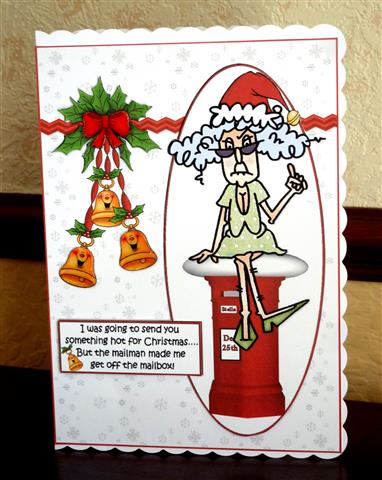 Stella and the Christmas Post Man Quick Card by Lynn Butters