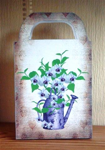 Floral Vase Gift Bag 7 by Lynn Butters