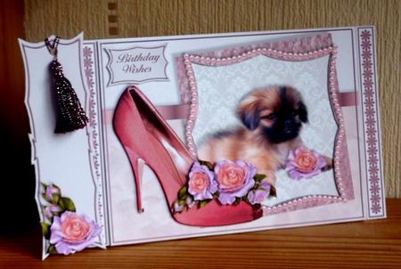 Puppies, Posies & Shoes Mini-kit - Pekingese by Lynn Butters