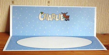 Rudolf the Red Nose Reindeer Charlie Large Dl Insert by Lynn Butters