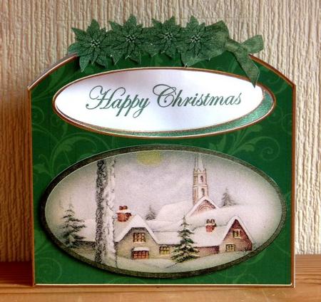 Winter Pub Happy Christmas 3D Aperture Card Mini Kit by Lynn Butters