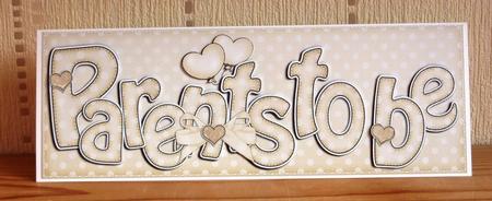 Large Dl Parents to Be Baby 3D Decoupage by Lynn Butters
