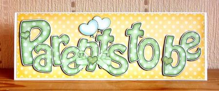 Large Dl Parents to Be Baby 3D Decoupage by Lynn Butters