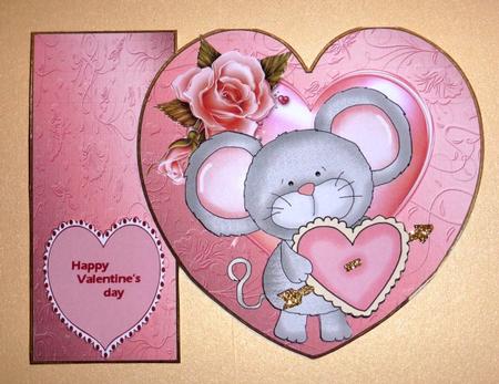 Mouse with a Heart Mini Kit by Lynn Butters
