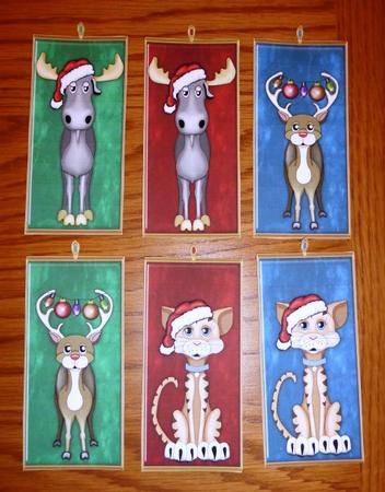 Christmas Charms - for Toppers Gift Tags Bookmarks by Lynn Butters