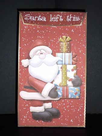 Christmas Gift Bag - Santa Left This by Lynn Butters