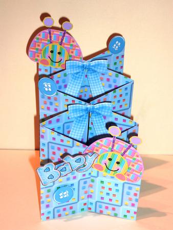 Baby Boy Cascade Card Kit by Lynn Butters