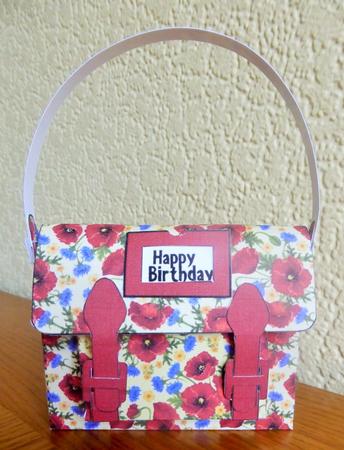 Satchel - Poppies by Lynn Butters