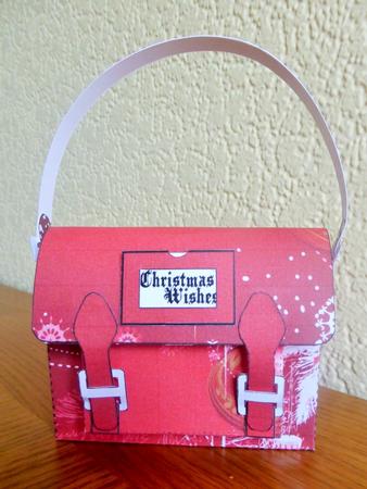 Satchel - Christmas Baubles by Lynn Butters
