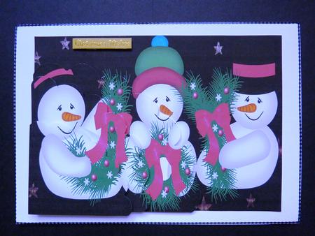Christmas Joy Scallop Edge Stacker by Lynn Butters