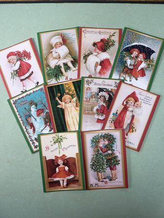 Vintage Christmas Notelets 1 by Lynn Butters
