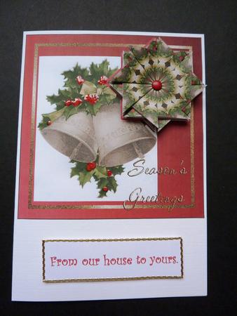Ding Dong Merrily on High - Card Front + Teabag Tiles by Lynn Butters