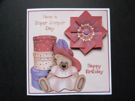 Have a Super Dooper Day - Teabag Tile + Card Front by Lynn Butters