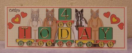 4 Today Horses by Lynn Butters