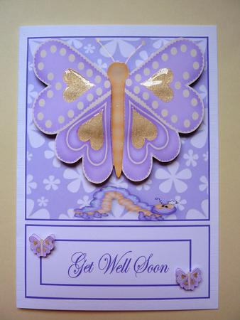 Get Well Pastel Butterfly by Lynn Butters