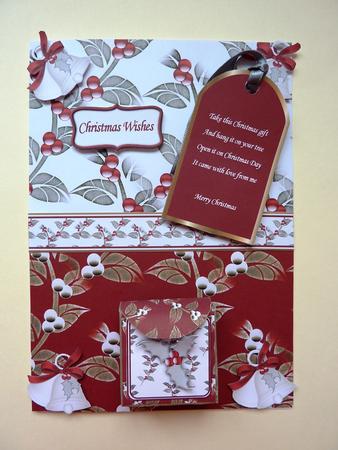 3D Gift Bag Tree Decoration A4 Card Kit 2 by Lynn Butters