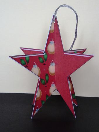 3D Christmas Star - 1 by Lynn Butters