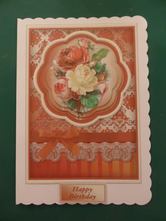 Victorian Bouquet Petal Pyramid Card Fronts by Lynn Butters