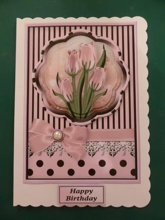Spring is in the Air Petal Pyramid Card by Lynn Butters