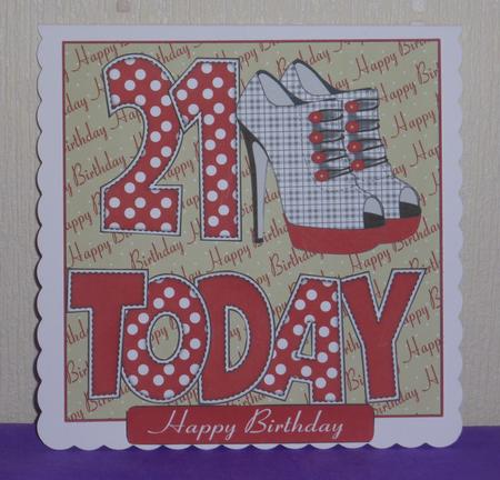 'any Age' with Plaid & Red Shoes Card Kit by Lynn Butters