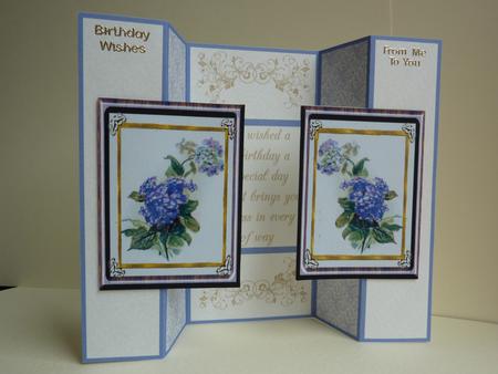 Hydrangeas Twin Fold by Lynn Butters