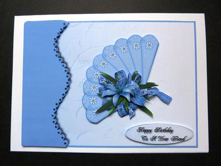 Fan and Flowers by Lynn Butters
