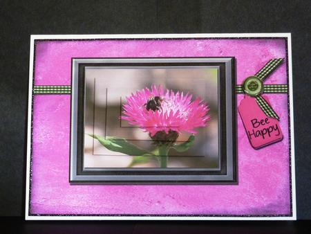 Bee Happy Quick Card by Lynn Butters