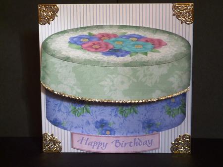 Soft Pastel Hatbox Card by Lynn Butters
